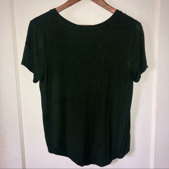 Olive Green Basic Tee - Picture 3 of 3